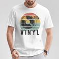 Vinyl Turntable Records Music Lp Djintageun レコードプレーヤー Tシャツ 面白い贈り物