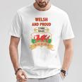 Welsh Dragon Wales ラグビートップ 長袖tシャツ Tシャツ 面白い贈り物