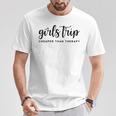 Women's Holiday Girls Trip Cheap Therapy T-Shirt Lustige Geschenke