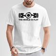 The World Is Flat、Auto Racing Motorsports Tシャツ 面白い贈り物