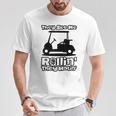 Theyee Me Rollin' They Hatin' & Golf Cart Tシャツ 面白い贈り物
