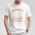 Yes I'm An Arborist Arboricultureアーボリスト 長袖tシャツ Tシャツ 面白い贈り物