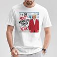 「今年一番素晴らしい言葉だ」トランプクリスマス 長袖tシャツ Tシャツ 面白い贈り物