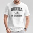 【バックプリント・背中側】群馬 Gunma【チームユニフォーム風】Jimo-T ジモティ 面白い Tシャツ 面白い贈り物