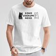 【後方腕組ネコ】猫 ネコ かわいい おもしろ 面白い 推し ヲタ オリジナル Tシャツ 面白い贈り物