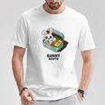 うさぎ弁当 かわいいウサギの和風弁当 ダジャレ Tシャツ 面白い贈り物