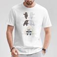 おもしろパンダ パンダ フュージョン ギフト シャツ かわいい シロクマ Tシャツ 面白い贈り物