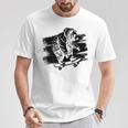 くま スケートボーダー スケートボード スケートボーダー スケートボード Tシャツ 面白い贈り物