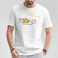 ぐでたま みんなどうせいつもぐでぐでしてっしょ？ ライトカラー Tシャツ 面白い贈り物