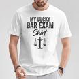 これは私のラッキーバー試験シャツ面白いラッキーバー試験 Tシャツ 面白い贈り物