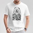ごめんなさい、チャウチャウには家に私が必要です、チャウチャウのお父さん Tシャツ 面白い贈り物