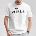 じんるいのしんか 人類の進化 Ufo Alien Human Evolution Tシャツ 面白い贈り物