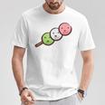 だんご 団子 和菓子 花見団子 三色団子 三兄弟 だんご好き かわいい おもしろ Tシャツ 面白い贈り物