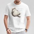 わがままボディ 猫 ねこ 太ったねこ ぽっちゃり 好ねこき かわいい おもしろ 面白い Tシャツ 面白い贈り物