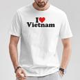 アイラブハートベトナム Tシャツ 面白い贈り物