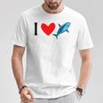 アイ・ラブ・シャークス Tシャツ 面白い贈り物