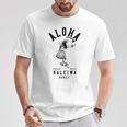 アロハ フラクラブ ハレイワ ハワイ Tシャツ 面白い贈り物