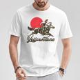 イエローストーン国立公園 カウボーイ&馬 ラングラー ビンテージ Tシャツ 面白い贈り物