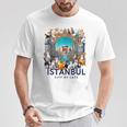 イスタンブール、トルコ 猫の街 Istanbul Turkey City Of Cats Tシャツ 面白い贈り物