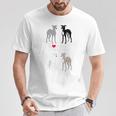 イタリアン・グレイハウンドが大好き Tシャツ 面白い贈り物