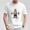 ウェイトリフティング 筋トレ バーベル やる気がないなら家に帰れ トラ 虎 Tシャツ 面白い贈り物