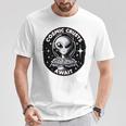 エイリアンピザオファー 宇宙の地殻が待っている 長袖tシャツ Tシャツ 面白い贈り物