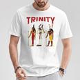 エジプト 神 エジプト トリニティ オシリス ホルス ケメティック Tシャツ 面白い贈り物