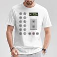 エレベーターボタン おもしろエレベーター Tシャツ 面白い贈り物