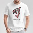 オークリー、カリフォルニア オルカキラー クジラ ネイティブアメリカン ギフト Tシャツ 面白い贈り物