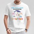 オーシャンネイチャー 未来の海洋生物学者 科学者 Tシャツ 面白い贈り物