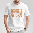 クリスマス認定クッキーテスタースタイル Tシャツ 面白い贈り物