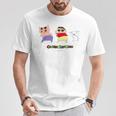 クレヨンしんちゃん 振り向き「ぶりぶり＆しんちゃん＆シロ」 Tシャツ 面白い贈り物