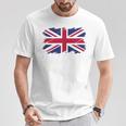 グウェントuk、イギリスの国旗、ユニオンフラッググウェント 長袖tシャツ Tシャツ 面白い贈り物