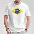 グリーン ブラジル国旗 サッカー ファン 男性 女性 男の子 女の子 キッズ Tシャツ 面白い贈り物