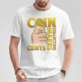 コイン収集はセント硬貨を集めるコインコレクター Tシャツ 面白い贈り物