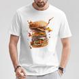 コスチュームバーガー Tシャツ 面白い贈り物