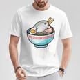 サカバンバスピス フィッシュミーム 和風ラーメン丼 Tシャツ 面白い贈り物