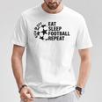 サッカー おもしろ ロゴ フットボール おしゃれ クール Tシャツ 面白い贈り物