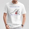 サメのことわざ ブラックユーモア Nice To Eat Yo Tシャツ 面白い贈り物