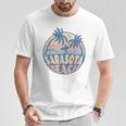 サラソタ フロリダ ビーチ サーフ 夏休み ヴィンテージ Tシャツ 面白い贈り物