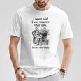 シャーロック・ホームズ I Neveraid I Wasmarter Tシャツ 面白い贈り物
