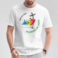 ジュビリー2025 信仰の旅への希望の巡礼者 Tシャツ 面白い贈り物