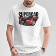 スー、スポーツカー、マッスルカー、レースカーのtシャツ。 Tシャツ 面白い贈り物