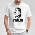 ソビエト指導者ヨシフスターリンシャツソ連共産主義の歴史 Tシャツ 面白い贈り物