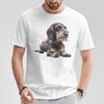 ダックスフンド ワイヤーヘア Tシャツ 面白い贈り物