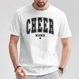 チアママ ハートフェルト応援チアリーディングママ 母の日 Tシャツ 面白い贈り物