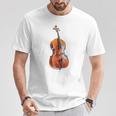 チェロ 楽器 モチーフ アート チェロ Tシャツ 面白い贈り物