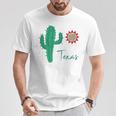 テキサス キュート 気まぐれなサボテン 南西部の太陽 砂漠 バケーション Tシャツ 面白い贈り物