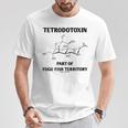 テトロドトキシン フグフィッシュテリトリー化学構造の一部 Tシャツ 面白い贈り物