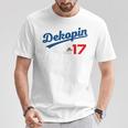 デコピン 大谷 Dekopin 愛犬 Decoy 二刀流 Decopin 野球 ユニホーム風 犬 かわいい 長袖tシャツ Tシャツ 面白い贈り物
